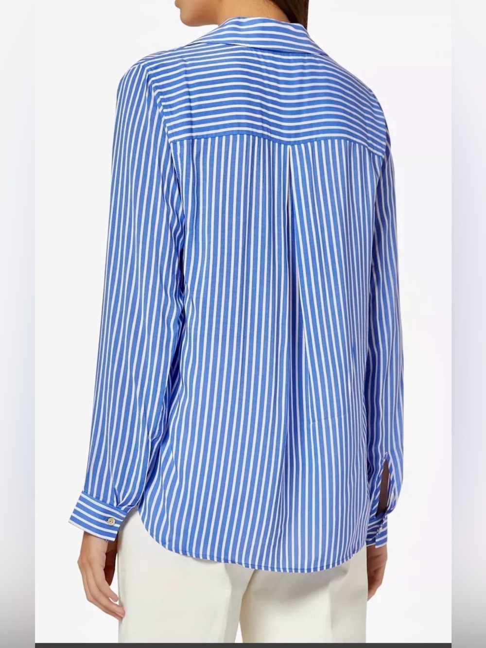 L'AGENCE-Holly Stripe Button-Up Shirt - Picture 3 of 8